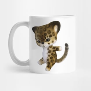 adorable happy cute furry Jaguar Mug